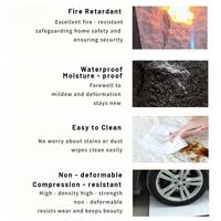 Pierre PU imperméable pour projets : Panneaux muraux ignifuges en faux pierre certifiés CE, installation facile, coût unitaire compétitif
