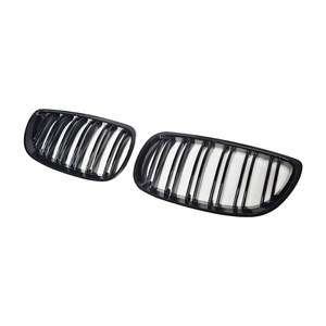 Calandre avant de remplacement en ABS noir brillant à double barre pour BMW E92, modèles 2006-2009 - Product Image 3
