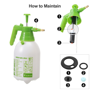 Herramientas pequeñas de jardinería, pulverizador portátil de botellas de riego de flores de 2L, riego de plantas en maceta para el hogar - Product Image 5