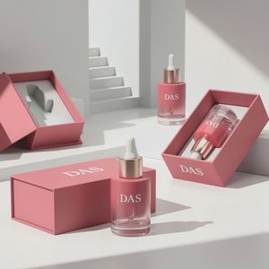 Botella de vidrio esmerilado mate cilíndrica vacía de 1 oz (15ml, 20ml, 30ml, 50ml, 60ml) con <span class=keywords><strong>hombro</strong></span> plano y cuentagotas para cosméticos y aceites esenciales - Product Image 3