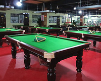 Table de billard de qualité supérieure, en bois massif, marbre, noir, 8, standard international direct