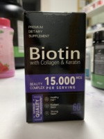 OEM/ODM – Capsules de Biotine Antioxydante Avancée à Forte Efficacité pour les Soins des Cheveux, de la Peau et des Ongles, Biotine Beauté Multi-Effets à Base de Plantes