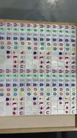 Moderne Acryl-Mahjong-Steine mit Reitsport-Thema für Sommerreisen, 4 Spieler, Familienunterhaltung