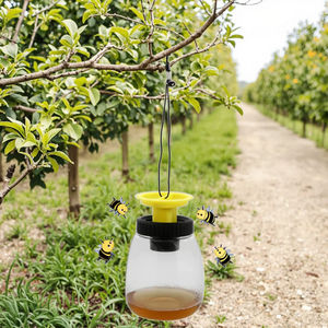 Botella Atrapa Moscas de Gran Capacidad al por Mayor |   Trampa Colgante Reutilizable para Exteriores, Resistente, de PP+PET, para <span class=keywords><strong>Patio</strong></span>, Granero, Contenedor de Compost - Product Image 4