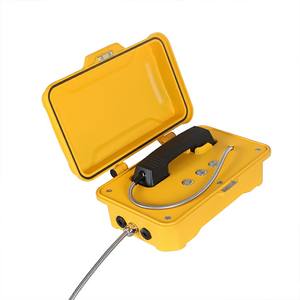 Dökme alüminyum muhafaza ip66-ip67 içinde yer alan hızlı arama için 3 düğmeli hava koşullarına dayanıklı endüstriyel telefon hattı - Product Image 2