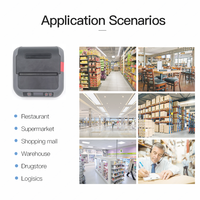 Impresora de Etiquetas Térmicas P322B de 80 mm, Impresora de Códigos de Barras con Interfaz BT+USB, Compatible con Windows/Android/iOS, 1 Año de Garantía, en Stock