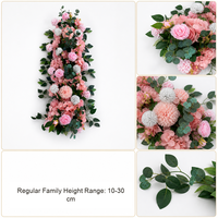 Arrangement floral en soie artificielle pour la décoration de l'allée de mariage, de la table, de la scène et du fond