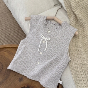 <span class=keywords><strong>Gilet</strong></span> Enfant Double Couche Prêt à Expédier 95,5% Coton Spandex Extérieur Doublure Mélange Soie Laine Garçons Filles Sans Manches En Stock - Product Image 1