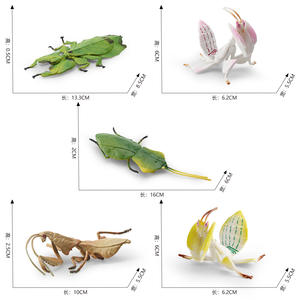 Modèle d'insecte animal en PVC de simulation, Mantis, feuille séchée, feuille géante, <span class=keywords><strong>orchidée</strong></span>, Mantis, ornement décoratif - Product Image 4