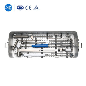 Veterinair Orthopedisch Type Totaal Heupprothese Gewrichtsvervanging 4 #-10 # Instrument Roestvrijstalen Set Chirurgische Implantaten - Product Image 4