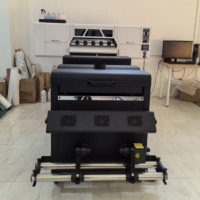 Impresora DTF de tela digital de doble cabezal I3200 de 60cm, máquina de impresión de gran formato con agitador de polvo