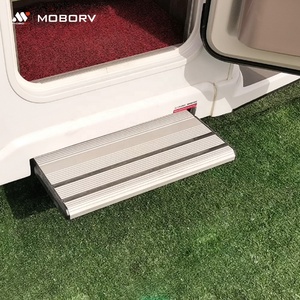 Escalón Automático para Autocaravana MOBORV, Resistente al Agua, Duradero, de Aleación de Aluminio, con un Solo Deslizamiento - Product Image 1