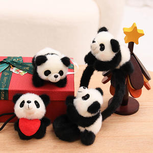 Peluche <span class=keywords><strong>Panda</strong></span> Carino da Appendere al Collo, Imbottitura in Cotone PP, 31-50cm, <span class=keywords><strong>Panda</strong></span> Bianco e Nero, Ciondolo, Cerchietto per Capelli, Bambola di Pezza per Bambini - Product Image 2