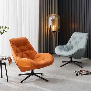 Antique Style Light Luxury Tub Chair Fancy Easy Cleaning Arm Chair Low Price Cozy Rotation Chair For Waiting Hotel Office Room