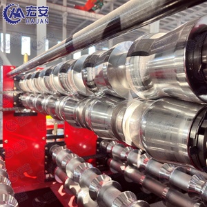 Equipo de procesamiento de tejas de acero de doble capa para cobertizos de estacionamiento, máquina perfiladora de doble capa totalmente automática - Product Image 2