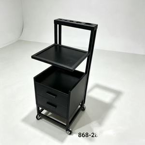 Carrito Profesional para Peluquería, Carrito de Salón de Lujo Chapado en Oro con Cajones, Gabinete de Almacenamiento Moderno para Estilistas - Product Image 6