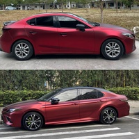 Film Vinyl Bungkus Mobil PET Satin Matte Anti Gelembung Udara, Stiker Vinyl Ganti Warna Bodi Mobil, Grosir Pabrik