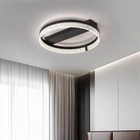 Nouveau Lustre Moderne de Luxe en Fer et Acrylique, Plafonnier LED à Télécommande, 3 Couleurs Changeantes, Garantie 2 Ans pour Salon et Salle à Manger