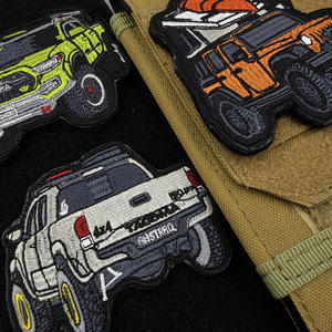 Parches de Tela de Lona Bordados en 3D con el Logotipo de Jeep, Personalizados OEM ODM, con Gancho y Bucle de Resina para Vehículos Todoterreno (ORV) - Product Image 5