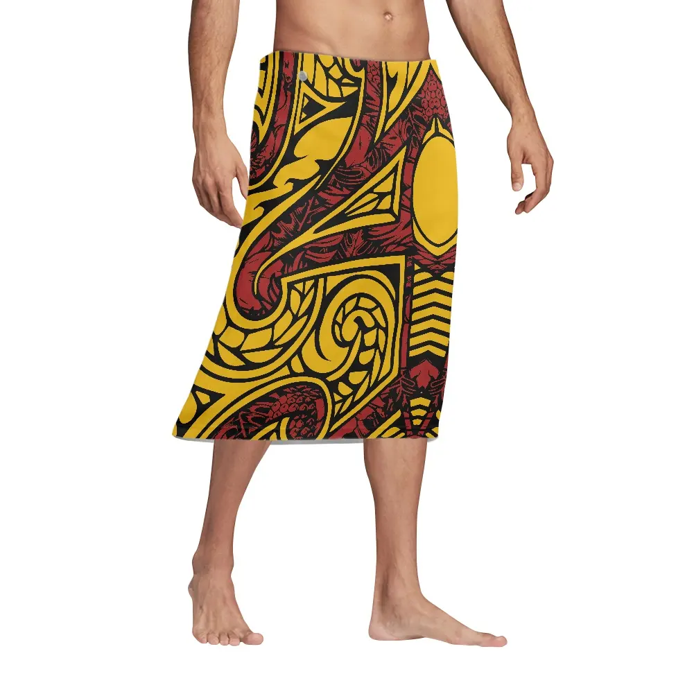 Kleidung Männer Sarong Indonesien Tribal Tattoo mit hawaiian ischen tropischen Palm blatt gedruckt Sarong für Männer traditionelle Kleidung Kleider