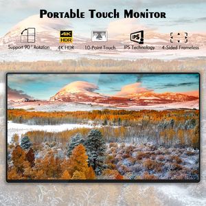 Sibolan mới đến siêu màn hình cảm ứng rộng màn hình di động USB Loại C PS4 4k 15.6 inch với cảm ứng OSD menu cho máy tính xách tay ps5 PS4 - Product Image 3