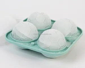 BPA-Free Silicone soccer cube tray ice grid mold