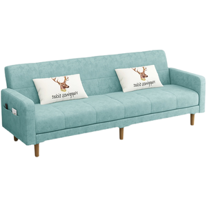 Sofá Cama <span class=keywords><strong>de</strong></span> Cuero Moderno y Simple <span class=keywords><strong>de</strong></span> Doble Uso para Sala <span class=keywords><strong>de</strong></span> Estar, para <span class=keywords><strong>Apartamentos</strong></span> <span class=keywords><strong>de</strong></span> <span class=keywords><strong>Alquiler</strong></span>, Plegable, <span class=keywords><strong>de</strong></span> Tela, Conjunto <span class=keywords><strong>de</strong></span> Sillón Individual - Product Image 2