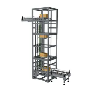 Automatic Oil Drum Box Vertical Conveyor