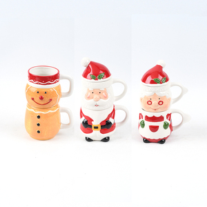 Personalizzato carino pupazzo di neve in ceramica di Capodanno regali da caffè tazza di buon natale per amici uomini e donne padre madre - Product Image 4