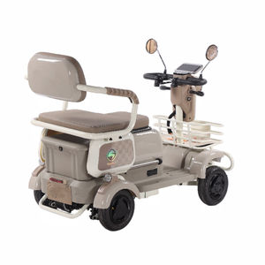 Tricycle électrique mini sans auvent, style ouvert, vélo à trois roues, trajets longue distance, transport de marchandises portable et léger, usage commercial - Product Image 4