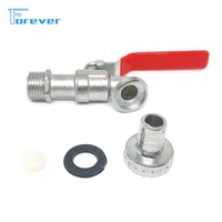 Offres Spéciales pas cher prix 1/2 "3/4'' 1 "chromé en alliage de zinc Bibcock robinet d'eau IBC fourre-tout jardin utilisé robinets extérieurs