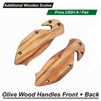 Couteau pliant personnalisé Bochen X50 avec manche en bois d'olivier, gravure laser DIY, couteau de poche EDC pour le camping, la chasse et les activités de plein air, vente en gros