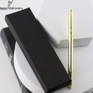 Bolígrafos Escolares Elegantes y Delgados en Color Dorado Caramelo, Bolígrafos Metálicos con Logotipo Personalizado para Niñas, Ideales para Agendas - Product Image 6