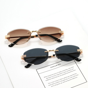 Nouvelle tendance de la mode, lunettes de soleil rondes à tête de léopard pour hommes et femmes, protection UV pour l'extérieur - Product Image 2