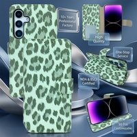 Étui de téléphone magnétique à motif léopard antichoc pour Samsung iPhone 18 17 16 15 14 13 12 11 Pro Max