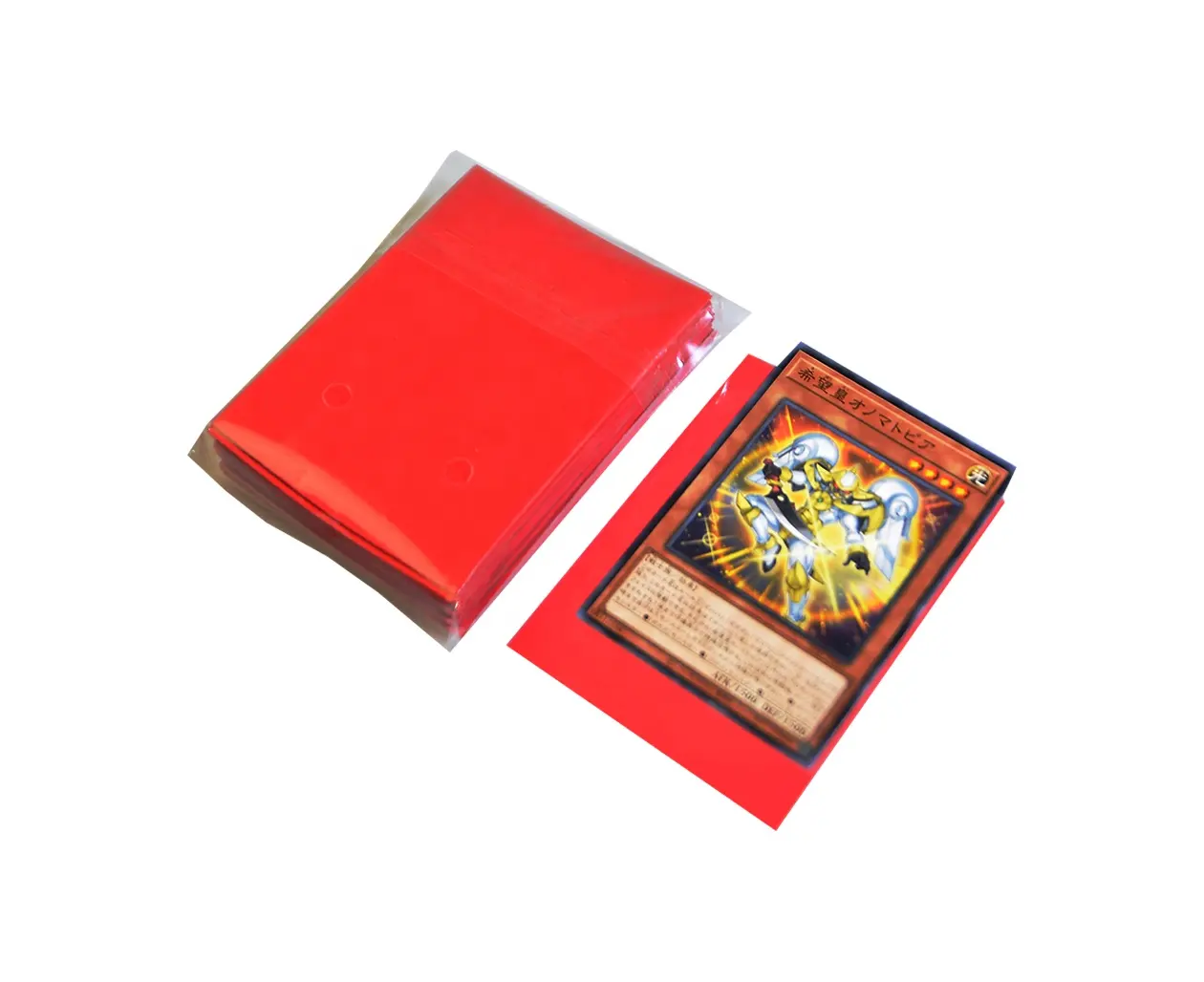مجموعة ممتازة من أوراق البطاقات المطبوعة مخصصة أوراق أوراق اللعب Yugioh Penny على شكل كيس غير لامع