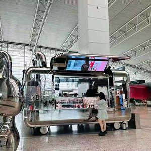 Camion de restauration mobile en fibre de verre au design moderne avec système de ventilation pour la vente de snacks, de barbecue et de <span class=keywords><strong>shawarma</strong></span> - Product Image 4