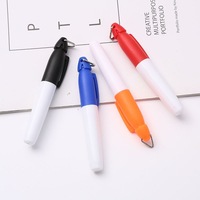 Marqueur de ligne de golf à encre permanente colorée, stylo marqueur triangulaire à crochet en fer pour personnel médical et pompiers, vente en gros fabricant