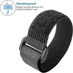 Attaches de câbles autocollantes robustes de qualité professionnelle avec boucles réglables pour la gestion des cordons dans le traitement textile - Product Image 4