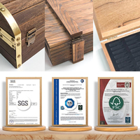 Boîte en bois de luxe gravée pour chocolats, finition bois vert, faite à la main et vernie, personnalisable – Offre Spéciale
