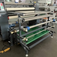 Venta caliente rollo a rollo sublimación prensa de calor transferencia calandra máquina textil calandras