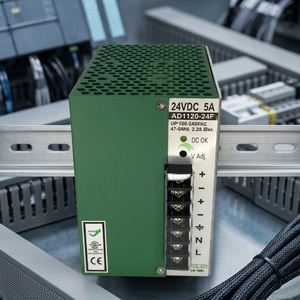 แหล่งจ่ายไฟแบบราง DIN 24v สำหรับระบบอัตโนมัติในอุตสาหกรรม เอาต์พุต 24VDC ที่เสถียร -40~70 องศาเซลเซียส พร้อมระบบป้องกันกระแสเกิน (OCP) ป้องกันแรงดันเกิน (OVP) ป้องกันความร้อนเกิน (OTP) และป้องกันกระแสเกินกระแสปกติ (SCP) - Product Image 1