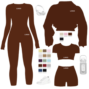 All'ingrosso abbigliamento da donna maglietta da <span class=keywords><strong>palestra</strong></span> sport Activewear per <span class=keywords><strong>donne</strong></span> <span class=keywords><strong>palestra</strong></span> <span class=keywords><strong>palestra</strong></span> Top Yoga set morbido a maniche lunghe Top Yoga - Product Image 1