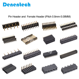 Denentech <strong>Dual</strong>-Plastic Male <strong>Header</strong> <strong>Pins</strong> <strong>Single</strong> <strong>Row</strong> Straight DIP 1.27mm 2.0mm Connector Board Board Board Mezzanine Connectors - Product Image 5