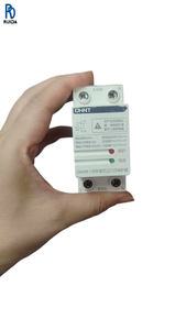 OUVR-1 Self Reset <b>Over</b> Voltage Under Voltage <b>Protector</b> 2P 63A AC230 Circuit Protective Device Overvoltage Undervoltage Protectio - Product Image 1