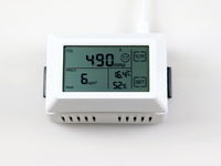 Untuk Monitor Dalam Ruangan 7-in-1 CO2 PM1.0 PM2.5 PM4.0 PM10 Suhu Kelembaban Layar Sentuh LCD Plastik IP44
