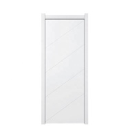 Portes intérieures modernes en MDF finies pour chambre à coucher, salle de bain, salon, bureau, hôtel, appartement