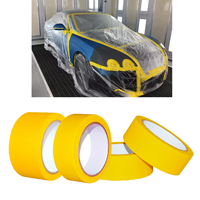 Ruban de masquage OEM orange 18 mm pour peinture automobile, papier crépon haute température de qualité professionnelle