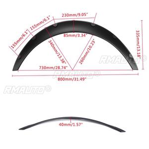 4 Piezas de Guardabarros Universales Flexibles de 2 Pulgadas/50 mm para Automóviles, Extensiones de Guardabarros Extra Anchos - Product Image 5