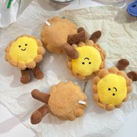 Porte-clés en peluche tournesol mignon, poupée fleur en peluche douce, breloque de sac en peluche Kawaii, cadeau pour enfants et filles